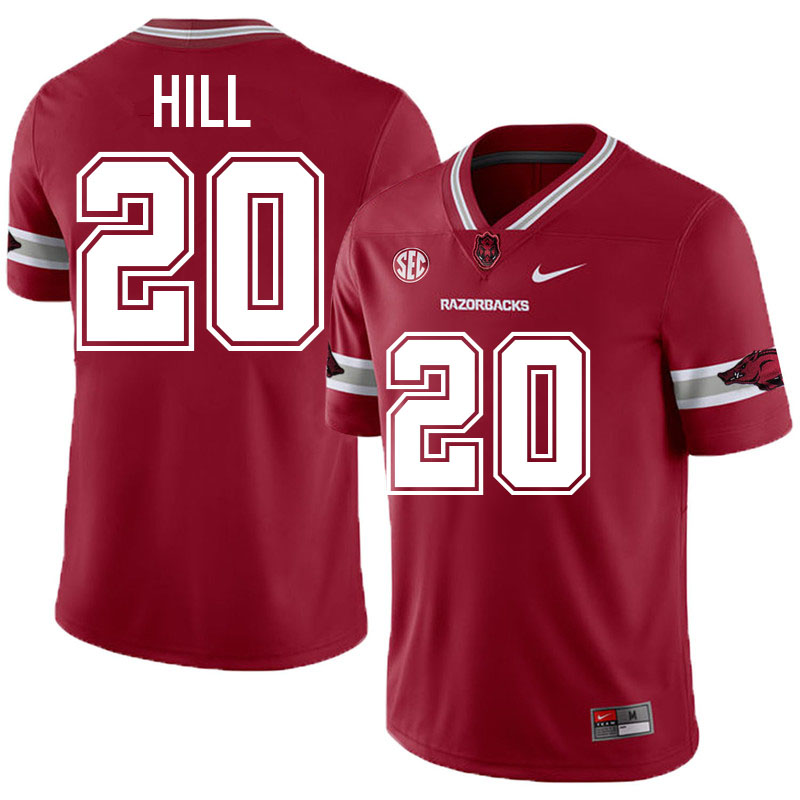 Rodney Hill Arkansas Jersey,Arkansas Razorbacks #20 Rodney Hill Jersey Youth College-Alternate